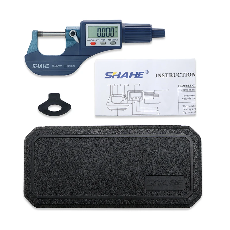 0.001mm Digital Outside Micrometer – 0–25mm Electronic Micrometer Gauge with LCD Display for Precision Measurement 6