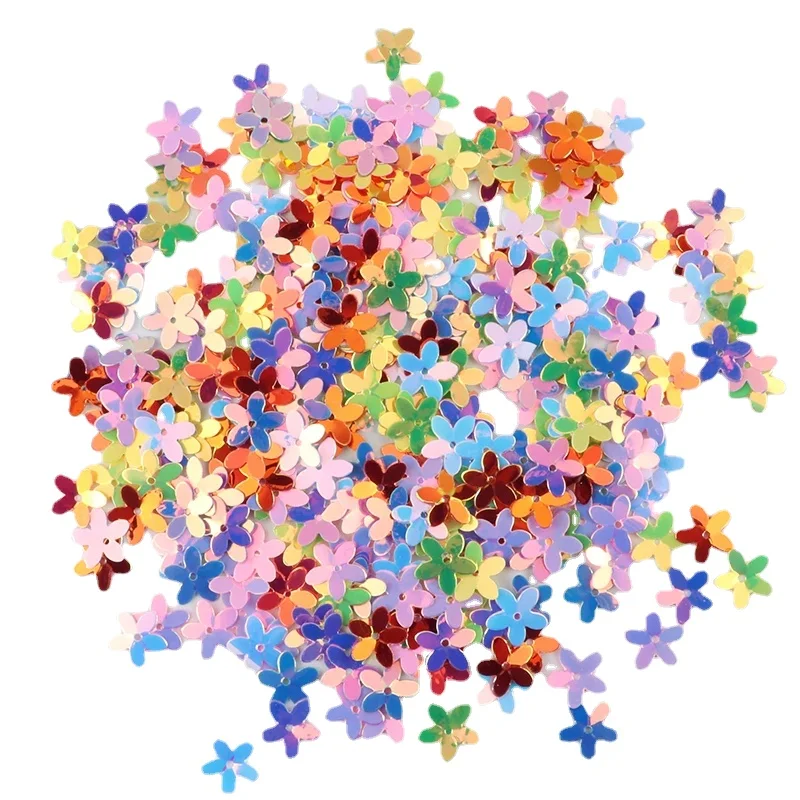 Paillettes Rose Flower Patch Per Ricamo Applique Da Applicare Con Ferro Da Stiro, 5 Pezzi (viola - Foto 12