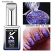 KODIES GEL Glitter Top Coat Chameleon Gel Nail Polish Aurora Opal Powder UV/LED Gel Finish Colorshift Manicure Nails Art Sealer 1
