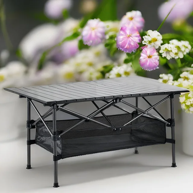 휴대용 알루미늄 합금 접이식 캠핑 테이블