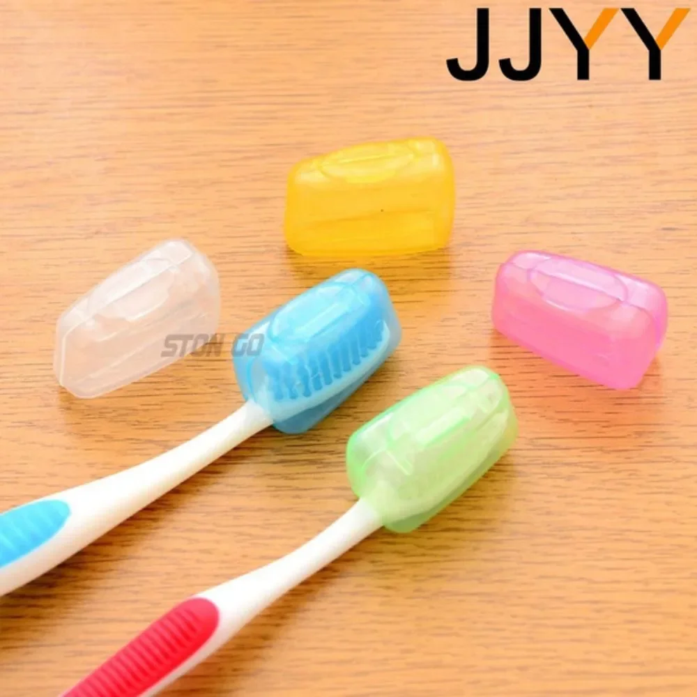 JJYY 5PCS Portable Home Outdoor Toothbrush Head Cover Portable Toothbrush Head Sanitary Protective Cap Outdoor Travel