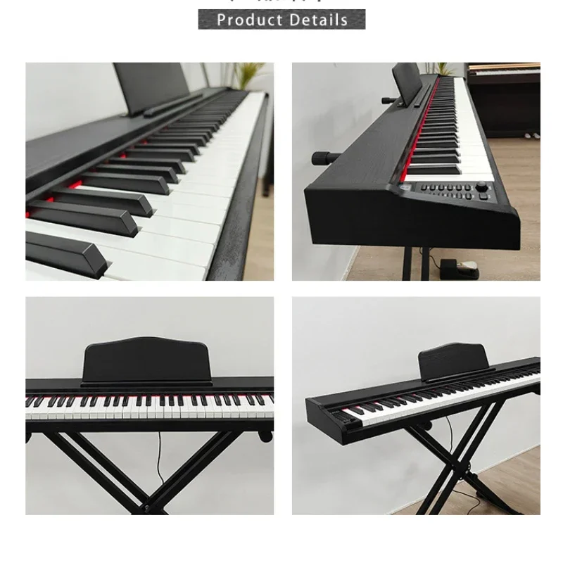 Portable Electric Piano 88 Keys Heavy Hammer Household Adult Learned Professional Electronic Piano Keyboard Musical Instruments