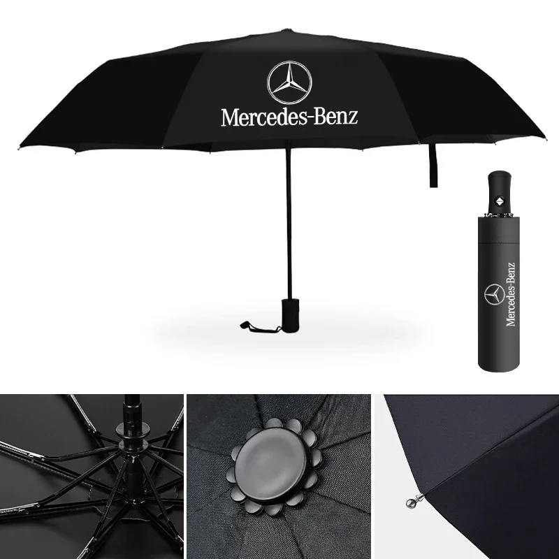 Parapluie pliable et automatique avec Logo de Mercedes... 3