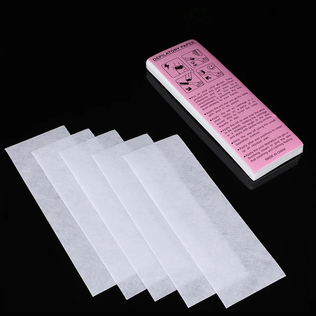 100pcs Removal Nonwoven Body Cloth Hair Remove Wax Paper Rolls High Quality  Hair Removal Epilator Wax Strip Paper Roll