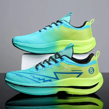 Brand Men's Carbon Plate Running Shoes Soft Cushion Shock Absorbing Sports Shoes Unisex Sneakers Light Anti-Slip Training Shoes 1