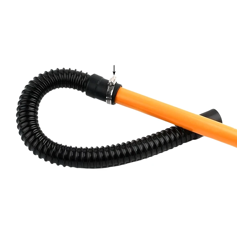 Water Hose Plastic Hose Plastic Tube I.D 20/25/32/40mm Fish Tank Corrugated Hose Aquarium Corrugated Pipe Soft Rubber Head Inlet and Outlet Hose Water Pipe 1PC