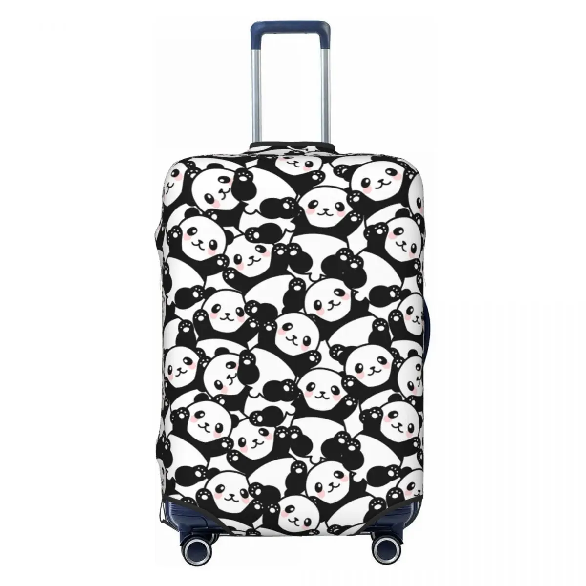 Cute Panda Suitcase Cover Cartoon Animal Travel Flight Useful Luggage Accesories Protection Xmas Gift 2