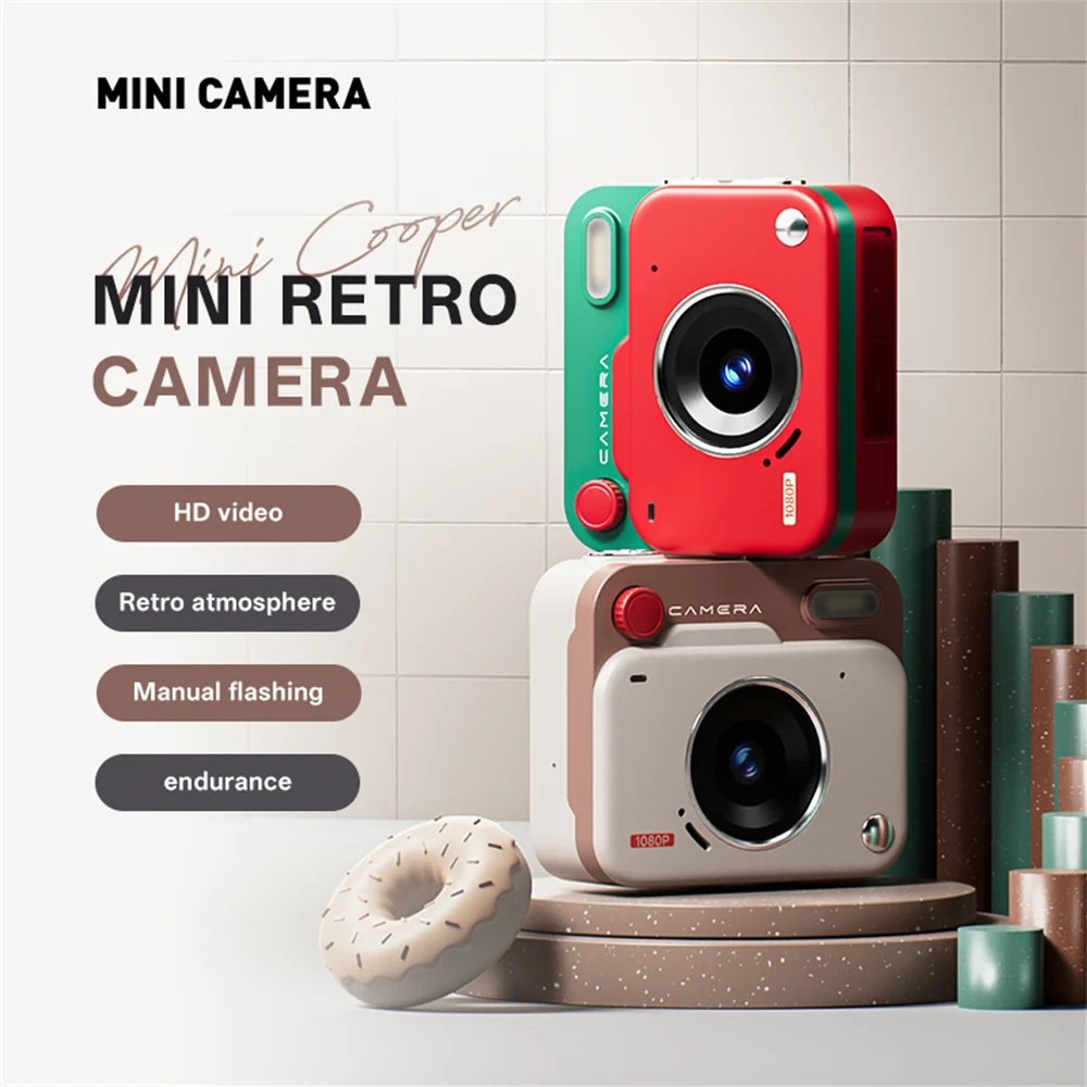 2025 New Thumb Pocket CCD Digital Camera HD Retro Mini Camera