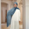 Rayon Crinkle Long Scarf Muslim Hijab Women Headscarf Shawl Wrap Turban Scarves Bandanas Headband Bufanda Foulard Turbante Mujer