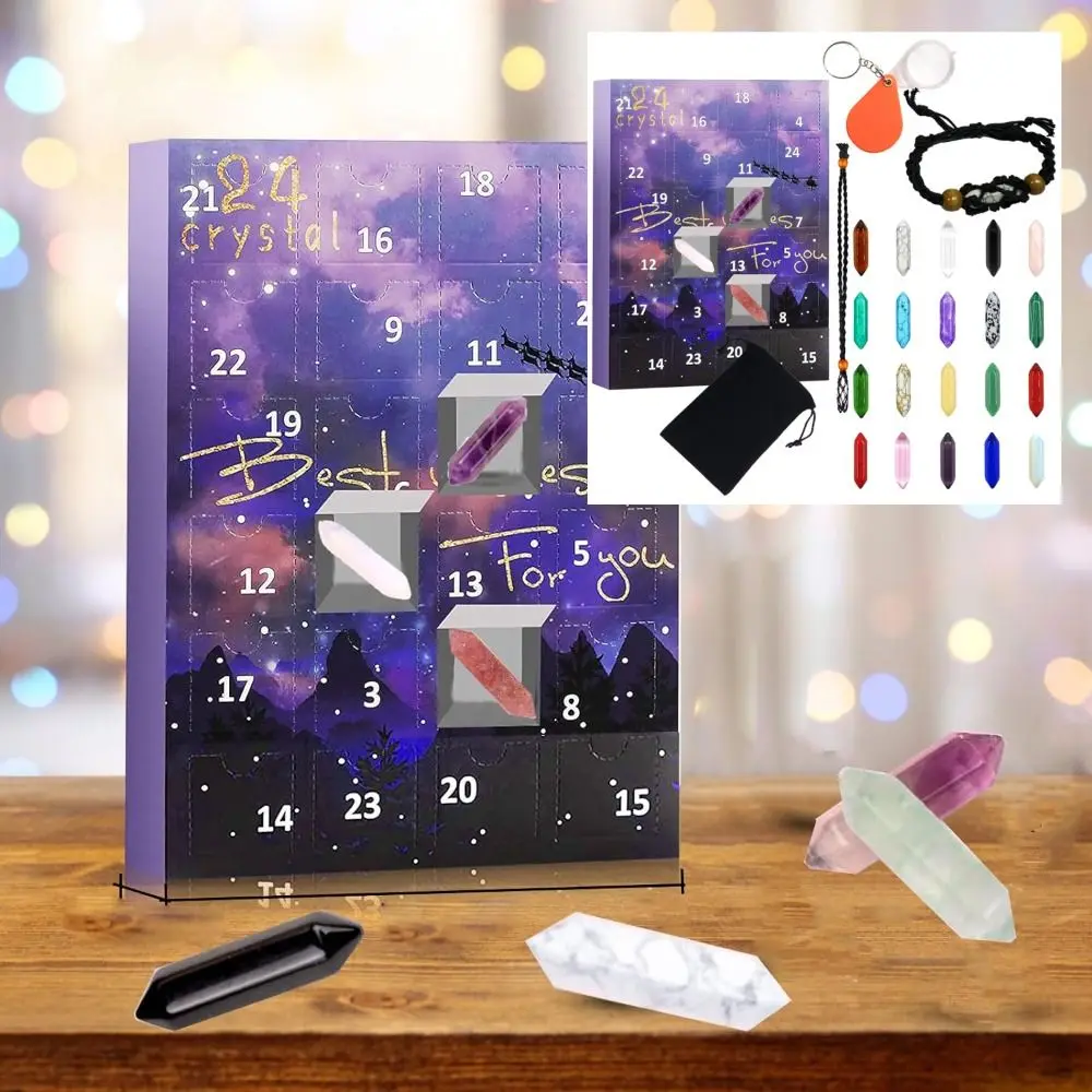 Stone Collector Crystals Advent Calendar Minerals Stone Christmas Advent Calendar Rocks Healing Crystal