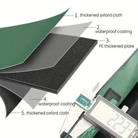 13 Inch Tool Bag Electrician Multifunctional Strong Durable Oxford Thickened Woodworking Storage Portable Handheld Bag 1