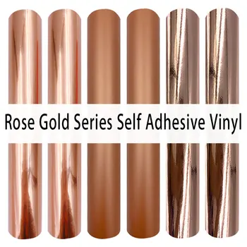 Rose Gold Adhesive Vinyl Set 1