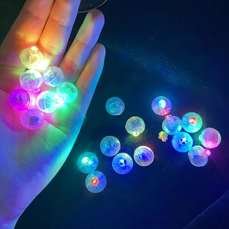 Mini Led Light Glow Light 10pcs Round Ball Led Balloon Lights For Party Decoration