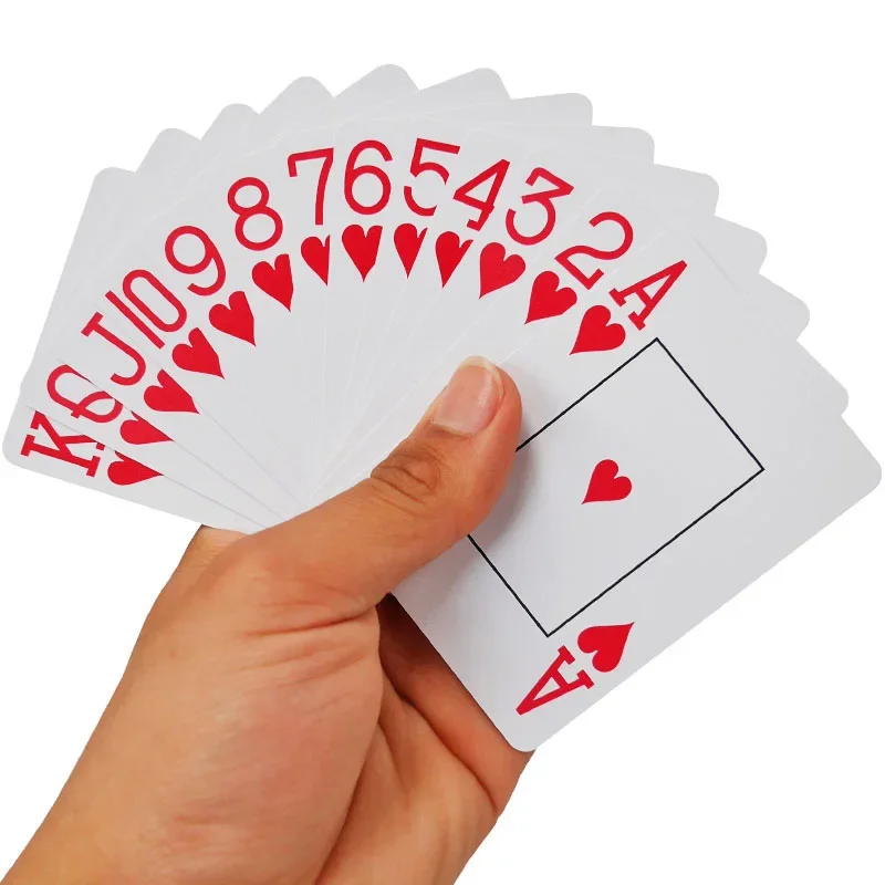 Playing Cards Poker Club Red/Blue Texas Holdem Waterproof And Dull Polish