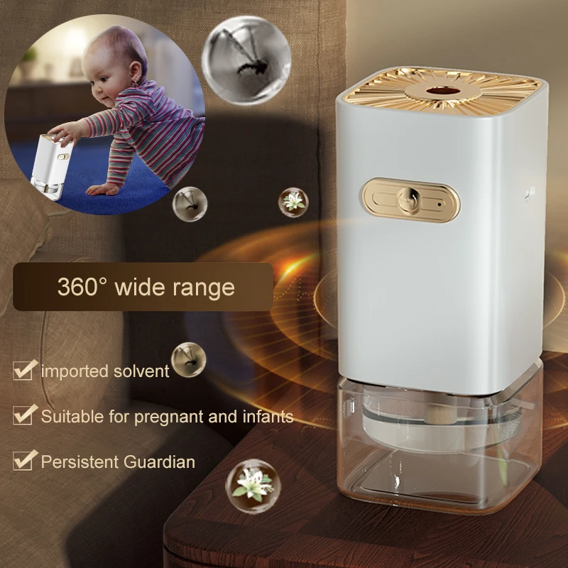 Liquido Repellente Per Zanzare Elettrico Usb Ricaricabile Ad Ultrasuoni Lampada Antizanzare Casa Inodore Bambino Donne Incinte Bug Zapper