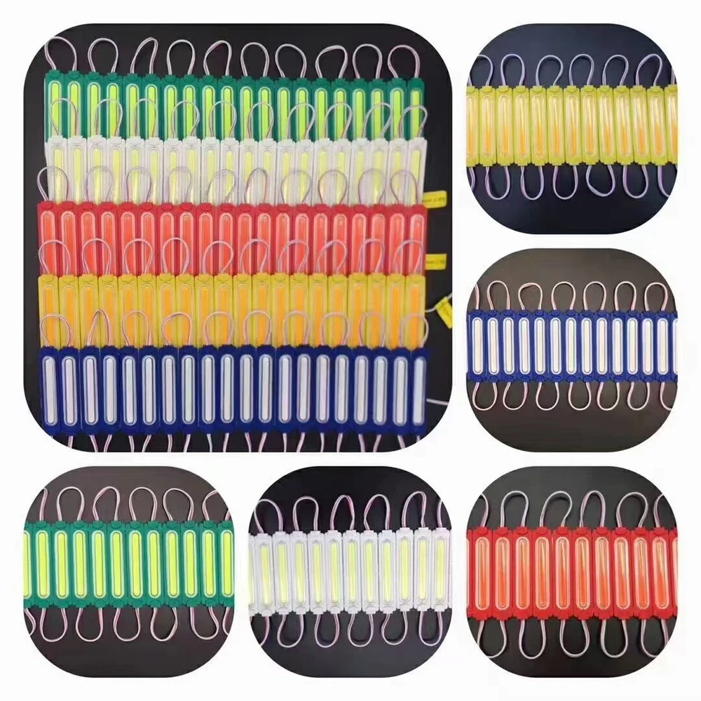 DC12V 24V 3W COB LED Module Storefront Window Injection IP67 Waterproof Light for Advertising Box Car 20pcs led modules led module