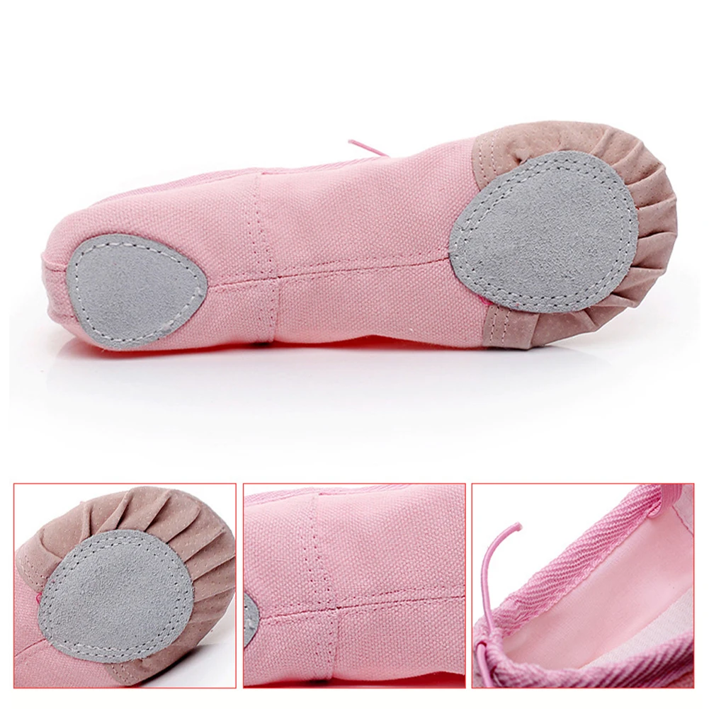 Professional Canvas Soft Sole Girls Ballet Shoes Kids Dance Slippers Ballet Dance Female Ballet Yoga Gym Dance Practice Shoes 5 S17625a5d8ee84ab3adfd64c84cfca113q
