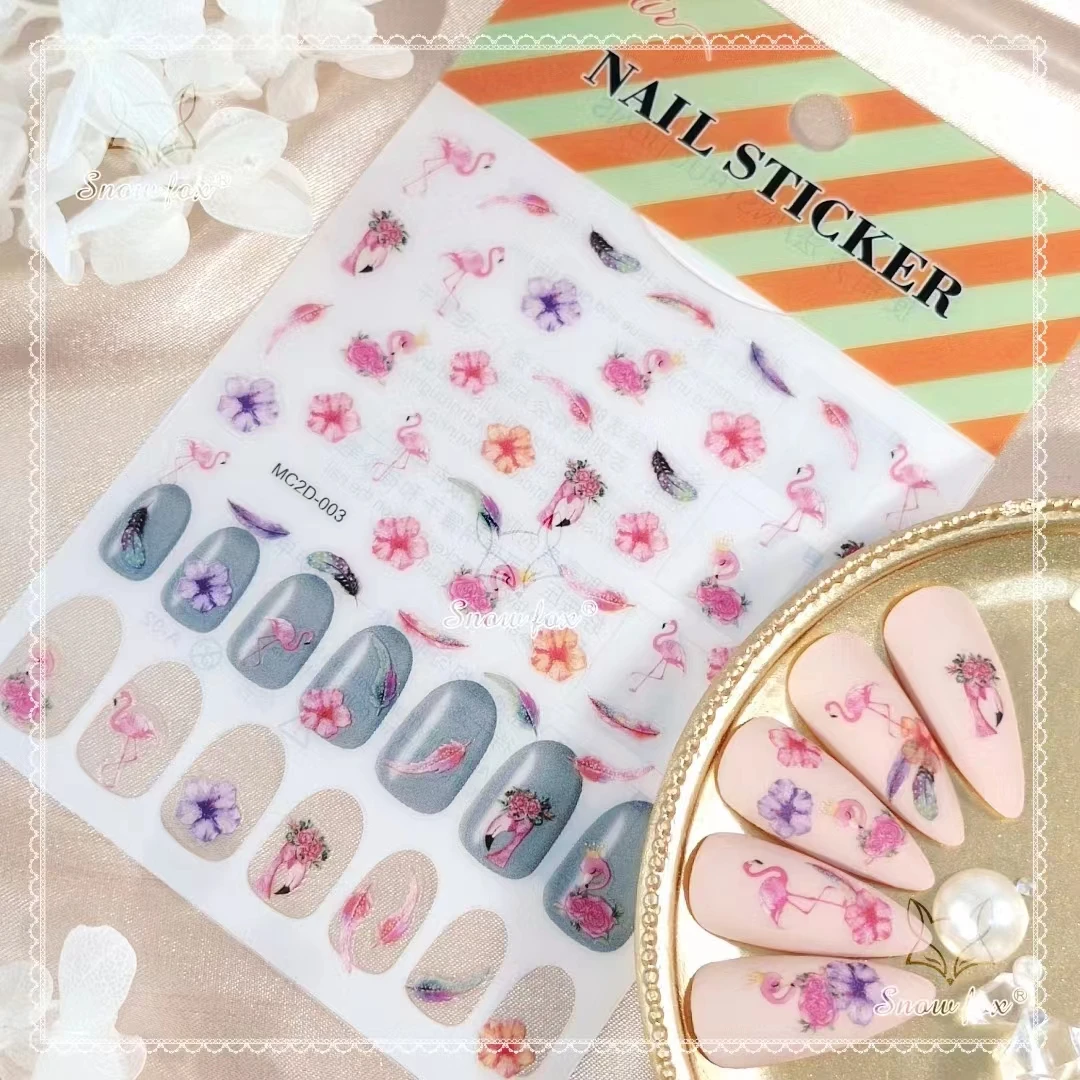 Natale Nail Decoration Art Series Simple Fashion Butterfly Flower Nail Decoration Stickers Star Garden Art Nail Paste