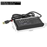 Chargeur adaptateur d'alimentation USB pour ordinateur portable, 170W, 20V, 8,5 a, pour Lenovo Thinkpad P1 P50 P51 P52 P53 P70 P73 W540 W541 T540P Yoga 15 45N0487 2
