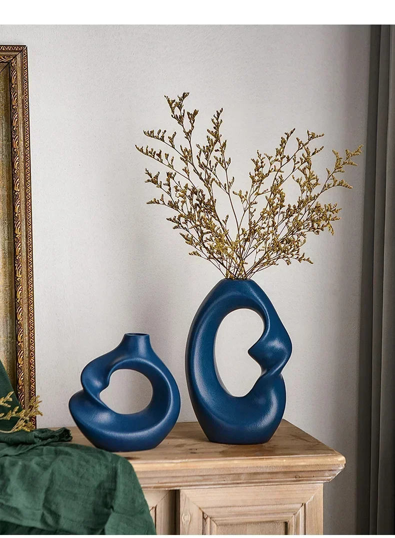 Artistic Curved Decorative Vase