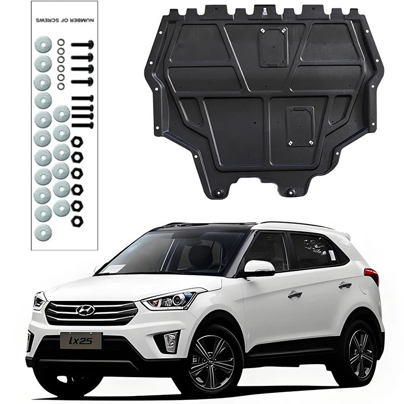 

Защита основания двигателя для Hyundai IX25 2015-2020 2016, щит от брызг, щитка от брызг, шестеренчатая коробка передач под крыло, аксессуары для панели