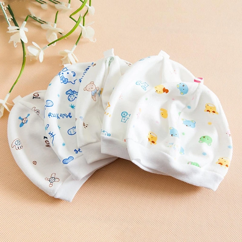 

Baby Hats Warm Soft Blend Cotton Cartoon Newborn Infant Toddler Unisex Caps Mother Nest Baby Hats Animal Print