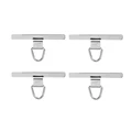 4pcs Silver small