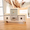 vintage mini diy storage box scrapbooking jewelry box drawer storage mini  trinket organiser office