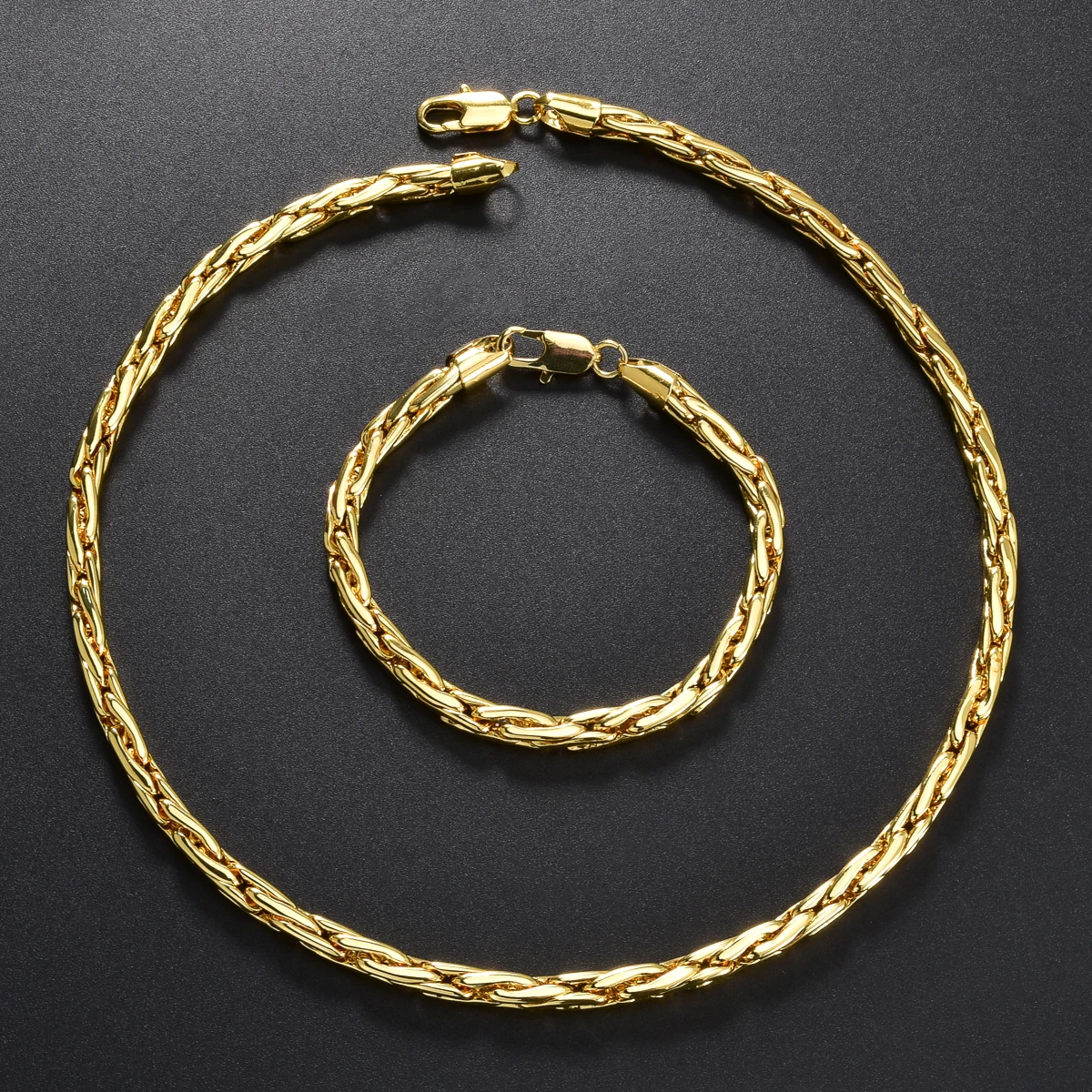 Set di gioielli in rame - dettaglio della collana
