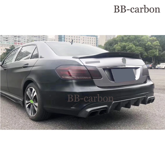 W212 Real Carbon Fiber / Forged Pattern Rear Bumper Lip Diffuser For  Mercedes-Benz E Class E260 E300 E63 E63S Style Body Kit - AliExpress