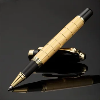 Qualità di lusso 701 Golden line Business Office roller Pen New School student penne a sfera forniture per la scrittura