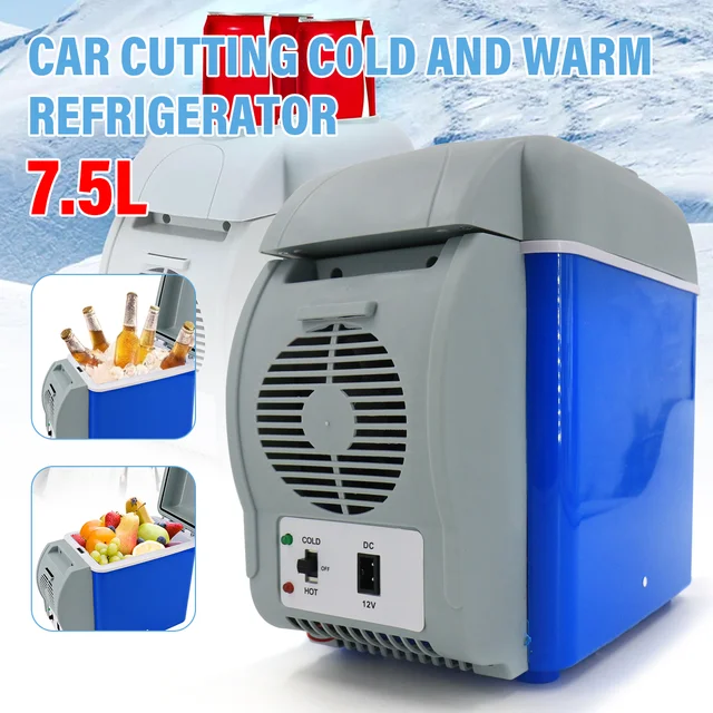 7.5L Electric Car Refrigerator Mini Freezer Car Freezer Cooler and Warmer Electric Fridge Portable Icebox Travel Refrigerator