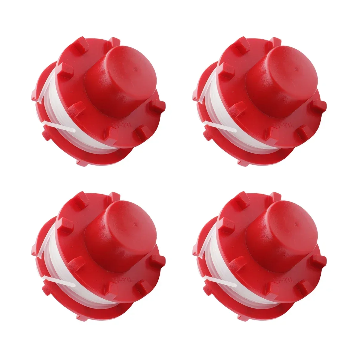 Red Line Spool Trimmer Coil 4 PCS for Einhell Rasentrimmer GE-CT 36/30 Li E SOLO, AGILLO 36/255 BL, AGILLO 18/20