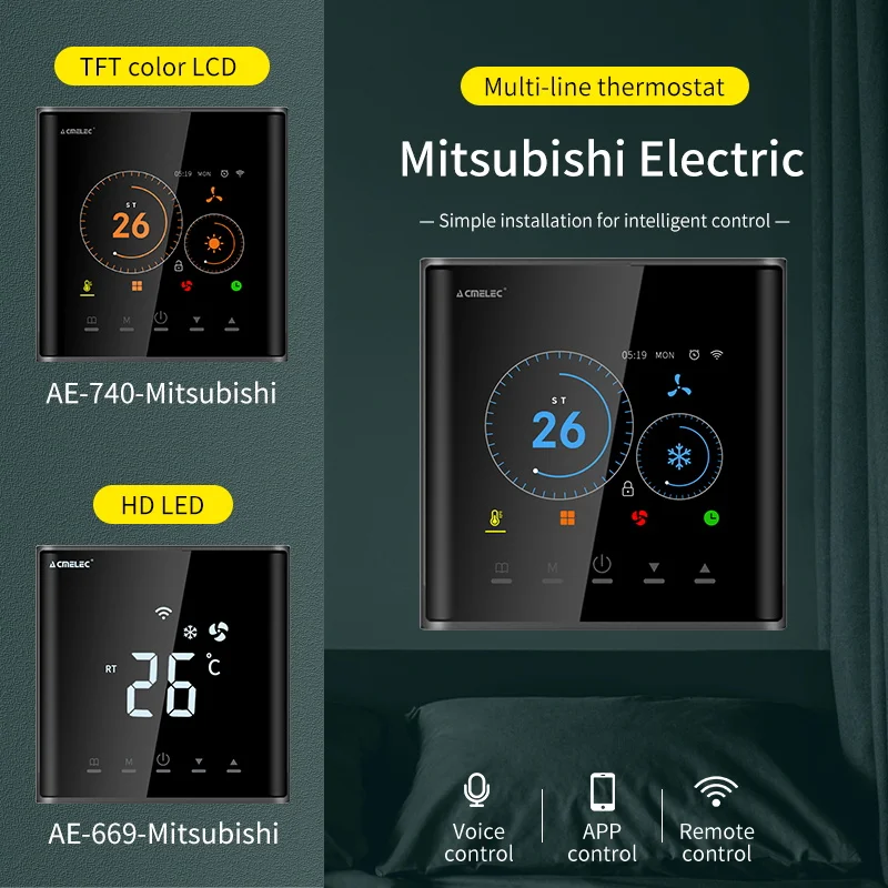MitsubishiElectricTuyaWifiVRFAirSmartThermostatGoogleHome