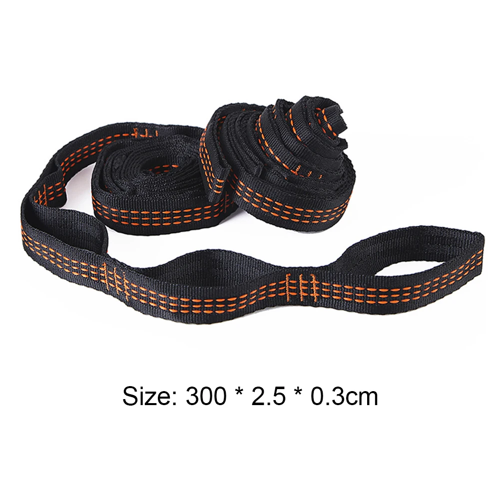 3m Wear Resistant Outdoor Hiking Hammock Rope High Strength Tree Hanging Straps 6