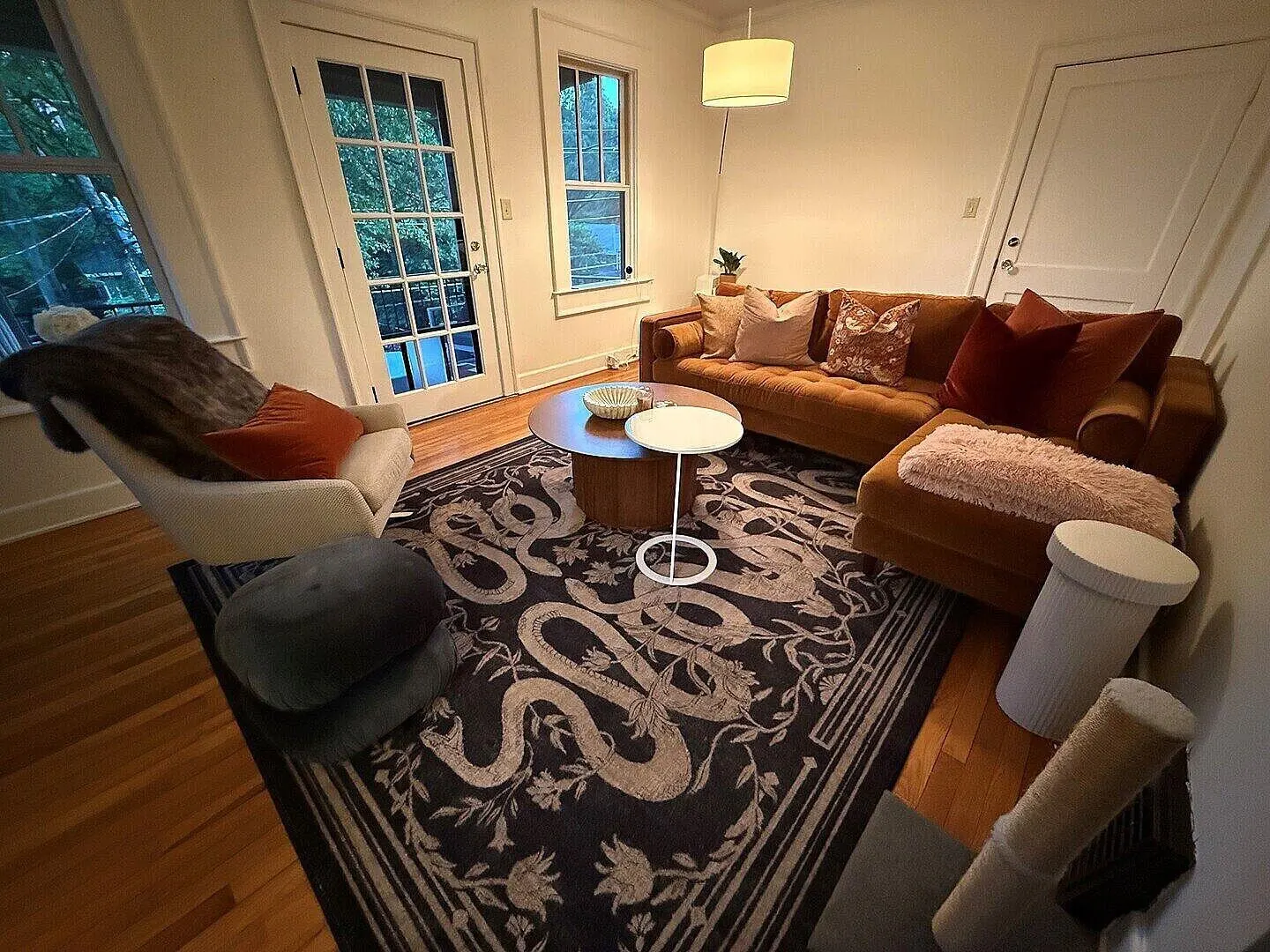 Fall Colorful Rugs- Machine Washable Living Room & Bedroom Rug