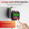 HT106 HT107 Socket Tester Pro Voltage Test Digital Outlet Socket Detect US/UK/EU Plug Ground Zero Line Plug Polarity Phase Check 6