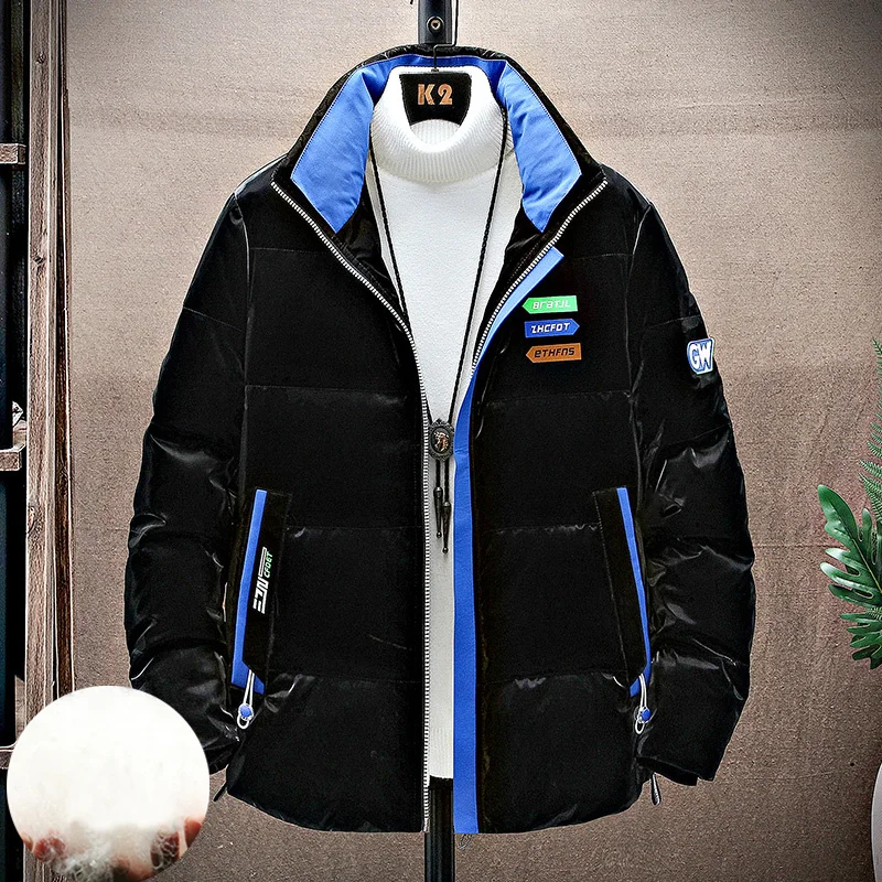 Рисунок 4 - Мужской кожаный пуховик с воротником-стойкой