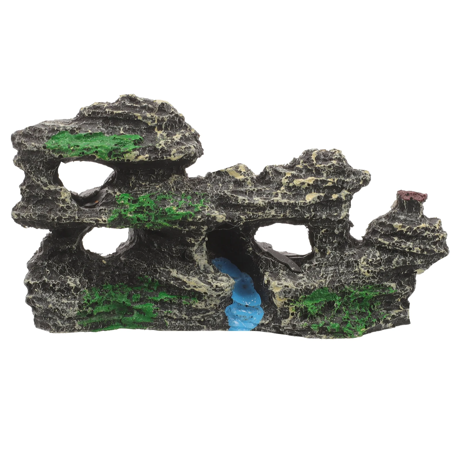 

Fish Tank Decoration Aquarium Accessories Mountain View Ornament Household Bowl Resin Decorations for