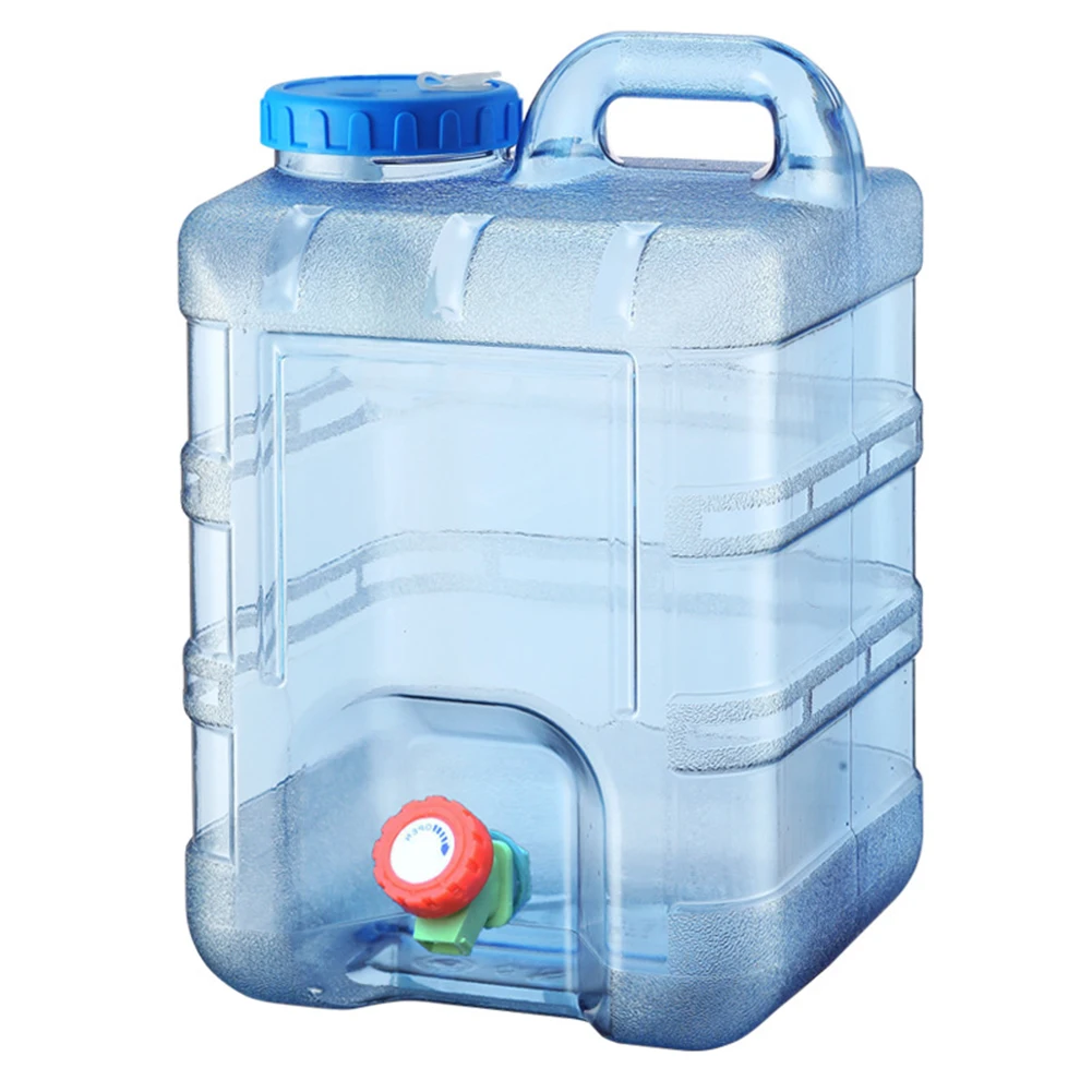 Water Carrier Tank 18/20/22L Food Grade Pure Water Canister Large-Capacity with Faucet Outdoor Accessories For Hiking Fishing