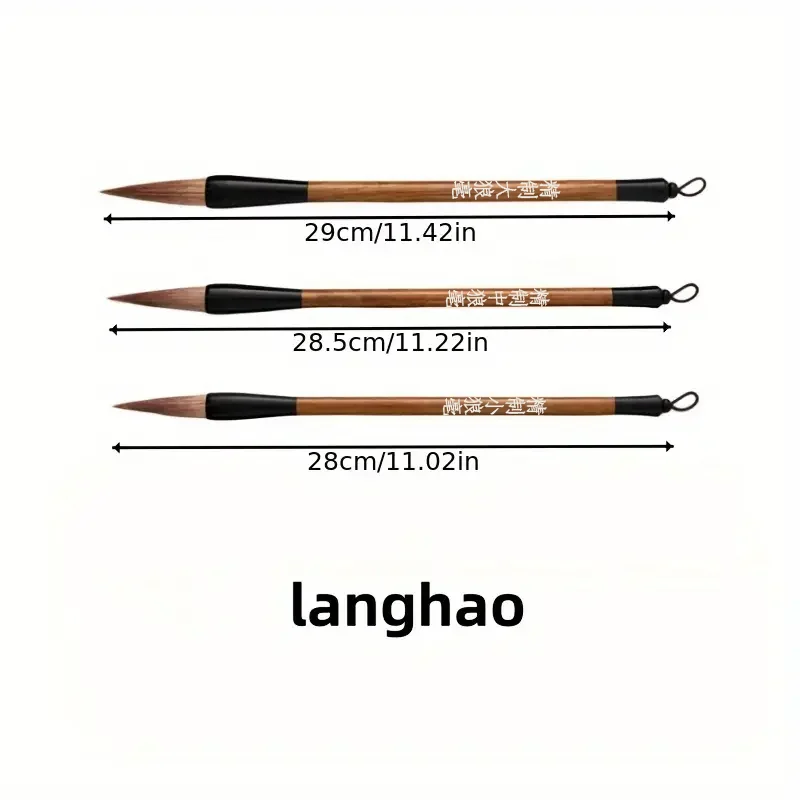 High Quality Chinese Calligraphy Brush - Traditional Chinese Painting Brush - Soft Bristles, Durable Handle - For Beginners 2