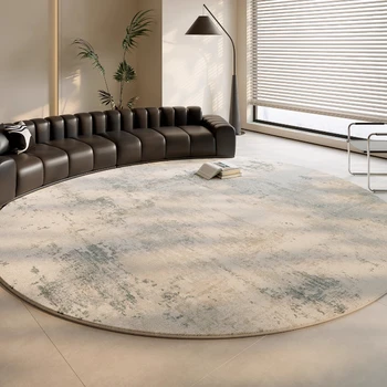 Italian Round Plush Rug 1