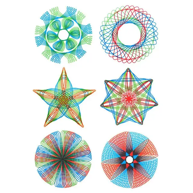 Spiral Art Kit Clear Circle Ruler For Drawing Child Art Craft Accessories  For Kids Students Teens Tools For Making Cards - AliExpress