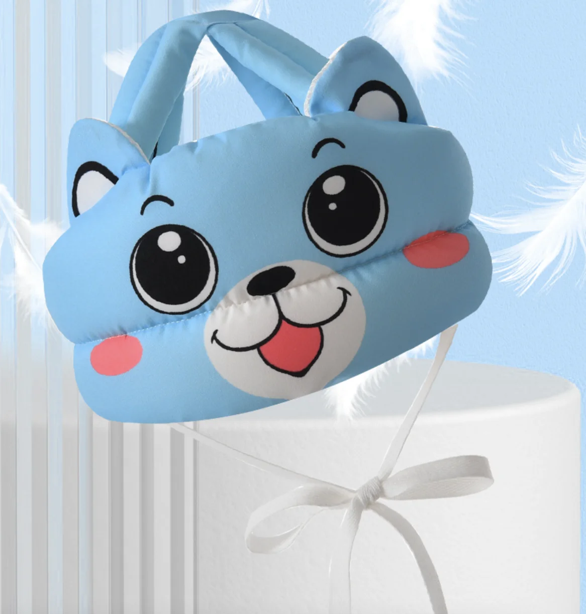 

Baby Safety Helmet Protections Hat Cartoon Bumpers Hat Security Breathable Hat for Toddler Walking Crawling Kids Cap