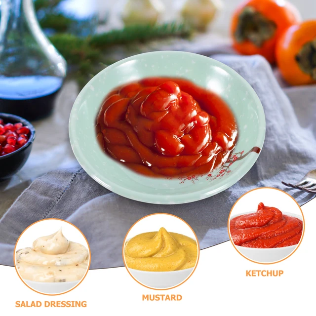 Mini Bowls Dishes Soy Plate Dish Sauce Bowl Dipping Seasoning Melamine Condiment Sushi Appetizer Serving Wasabi Vinegar Ketchup 4