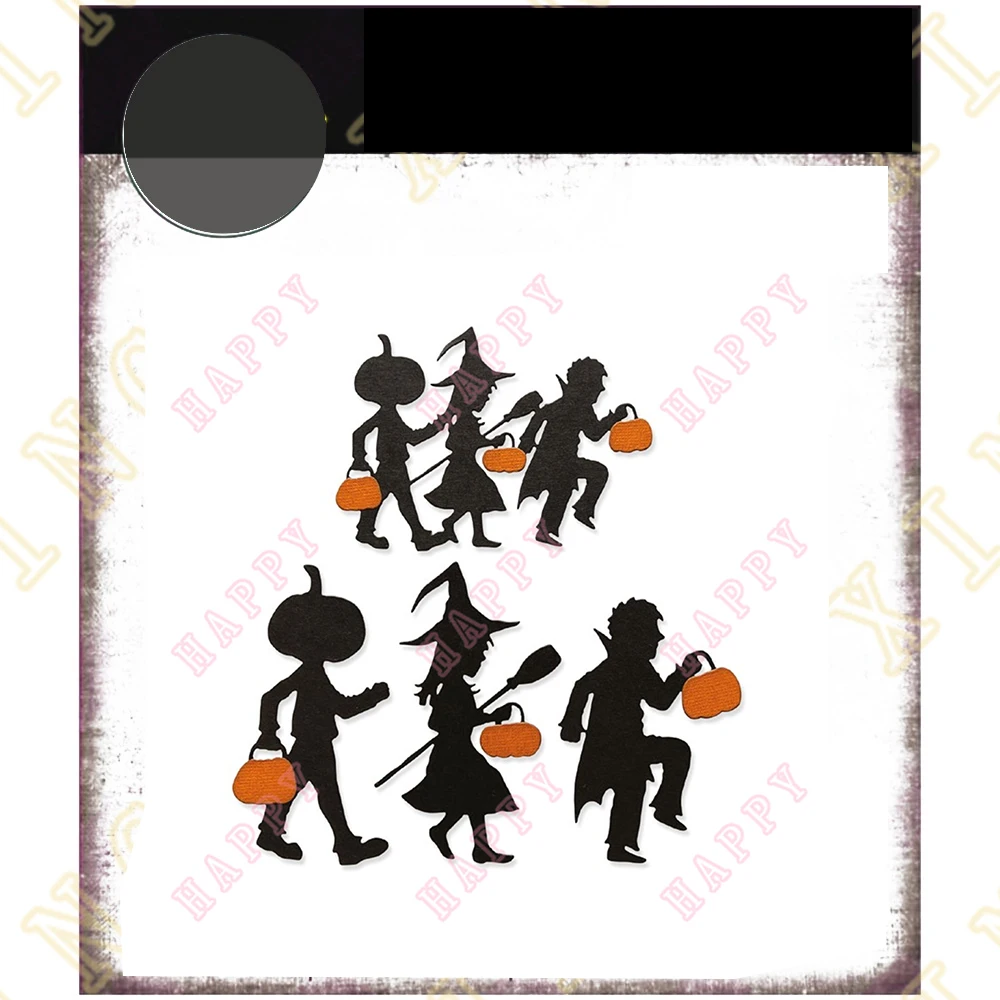 Halloween Night Haunted Graveyard Colorize Die Metal Cutting Dies Scrapbook Decoration Embossing Template DIY Make Card stickers scrapbooking supplies embossing stamps