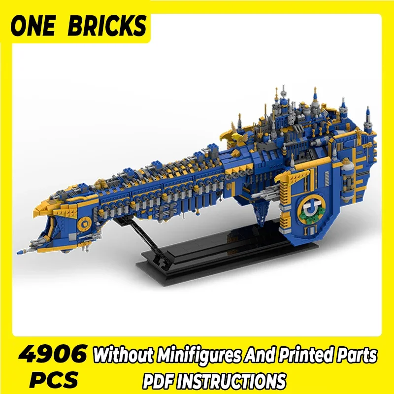 

Moc Building Bricks Military Model Marine Corps Space Warship Technology Modular Block Gifts Toys For Children DIY Sets Assembly