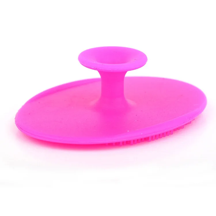 Round Face Silicone Brush Children's Shampoo Brush Clean Soft Hair and Remove Blackheads Deep Cleaning Facial Tools