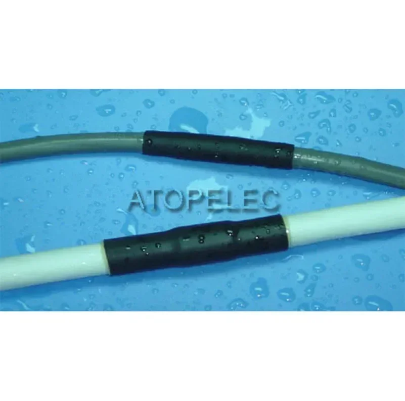 2M 3:1 Adhesive Glue Lined Heat Shrink Tube Dual Wall Waterproof Wrap Wire Cable Sleeve 1.6/2.4/3.2/4.8/6.4/7.9/9.5mm Diameter heat shrink tubing