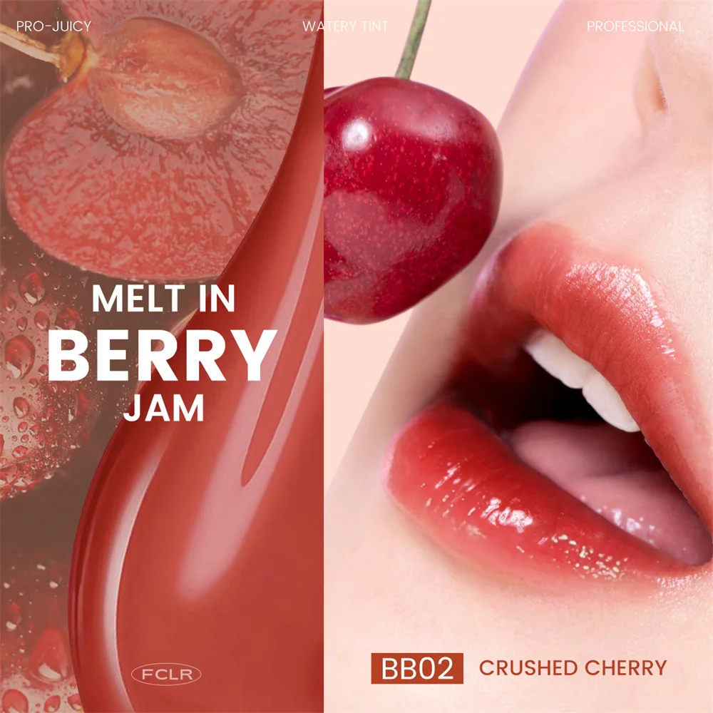 Jelly Watery Light Lip Glaze Moisturizing Lip Gloss Non-stick Cup Lip Glaze Waterproof Lasting Lip Gloss Makeup Lip Cosmetics 5